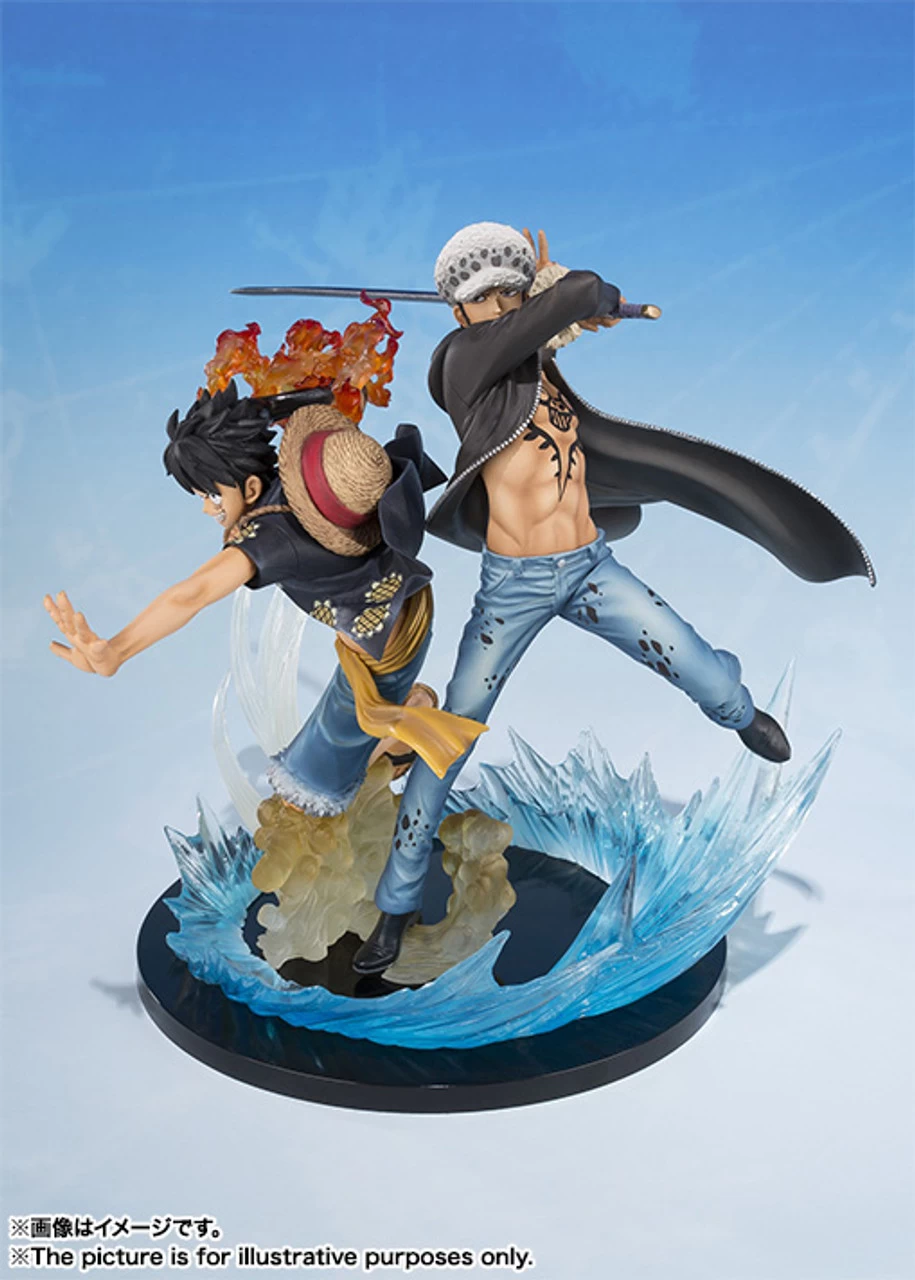 Figuarts Zero Monkey D Luffy & Trafalgar Law 5th Anniversary Edition PVC Figure One Piece By BANDAI - Image 2
