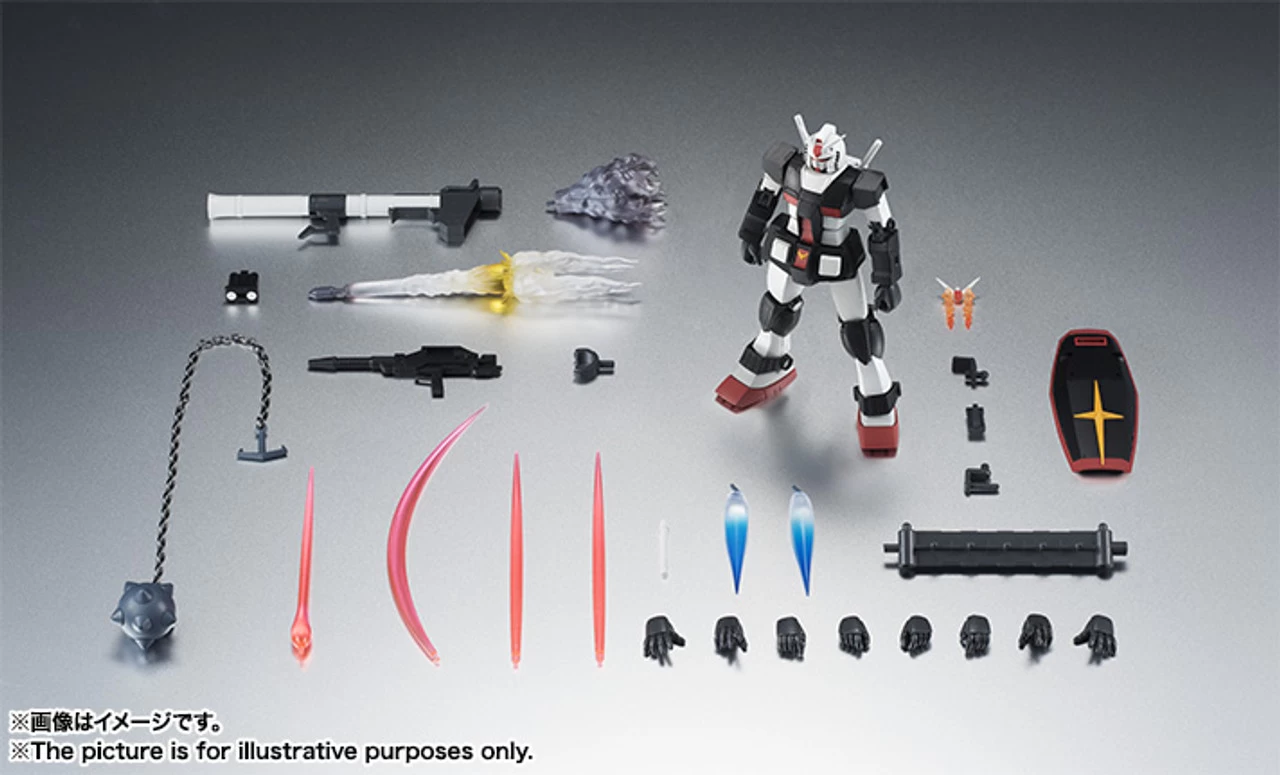 Bandai Robot Spirit Side MS RX-78-1 Prototype Gundam Ver. A.N.I.M.E. Action Figure (Completed) - Image 12
