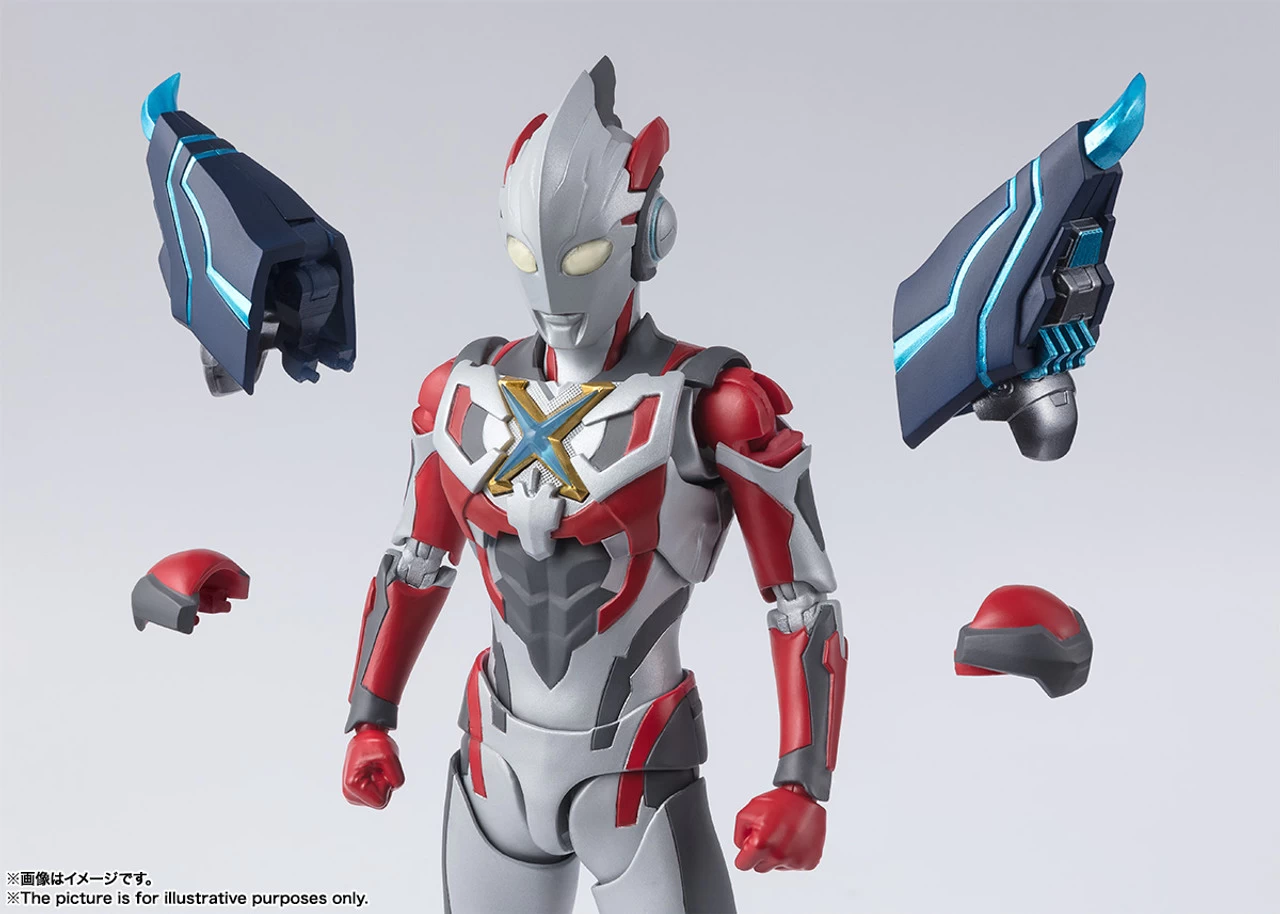Bandai S.H.Figuarts Ultraman X & Gomora Armor Set Action Figure - Image 5