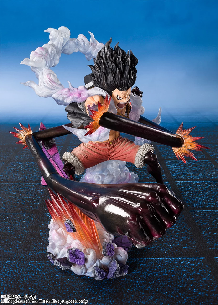 Bandai Figuarts Zero One Piece - Monkey D. Luffy Gear 4 -Snakeman Ouda- PVC Figure - Image 2