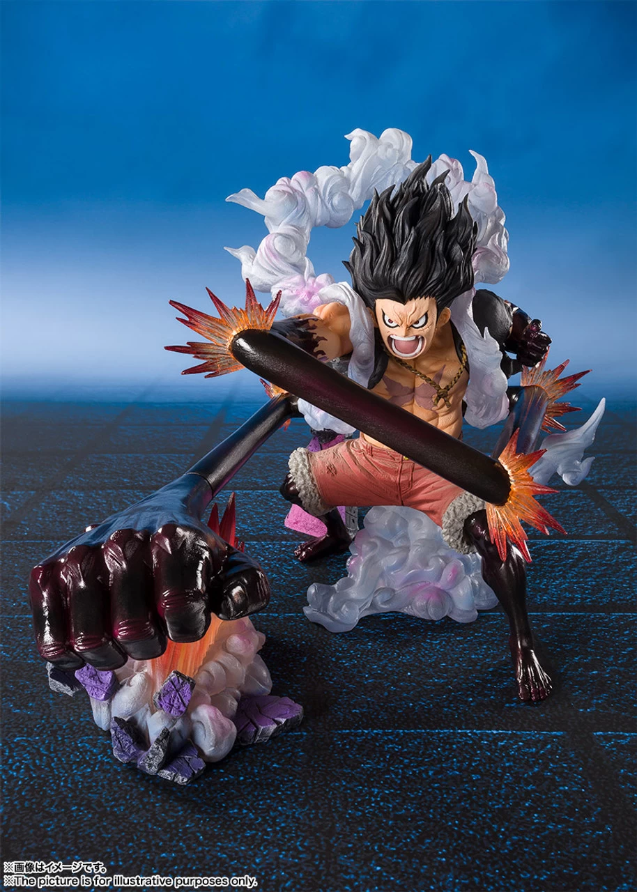 Bandai Figuarts Zero One Piece - Monkey D. Luffy Gear 4 -Snakeman Ouda- PVC Figure - Image 3