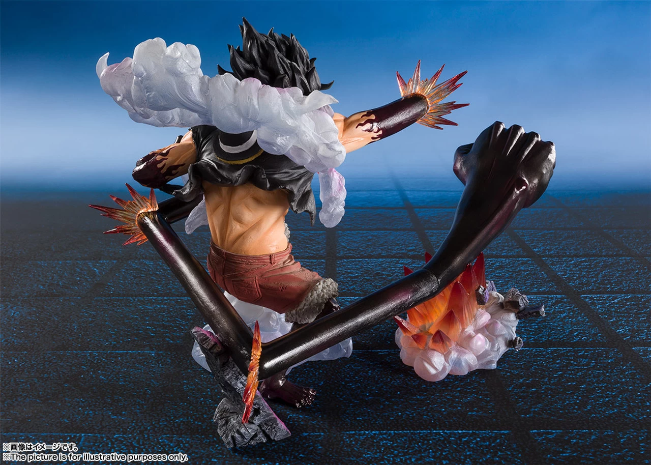 Bandai Figuarts Zero One Piece - Monkey D. Luffy Gear 4 -Snakeman Ouda- PVC Figure - Image 5