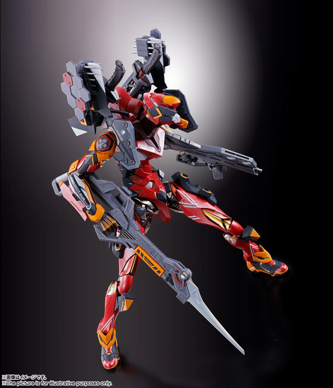 Bandai METAL BUILD Evangelion Unit-02 (Neon Genesis Evangelion) Action Figure - Image 9